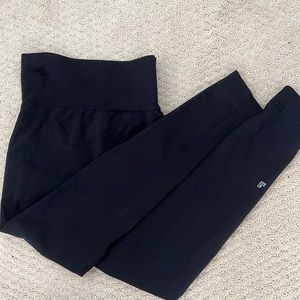 High Waisted WeWoreWhat black leggings